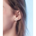 New Silver Moonlight Star River Earrings for Women 925 Silver Crowd Fashion Star Moon Earrings Versatile Earrings