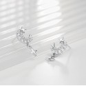 New Silver Moonlight Star River Earrings for Women 925 Silver Crowd Fashion Star Moon Earrings Versatile Earrings