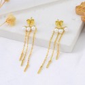 New S925 Sterling Silver Pearl Tassel Earrings with Versatile Style and Versatile Long Fashionable Earline Personalized High Grade Earrings for Women